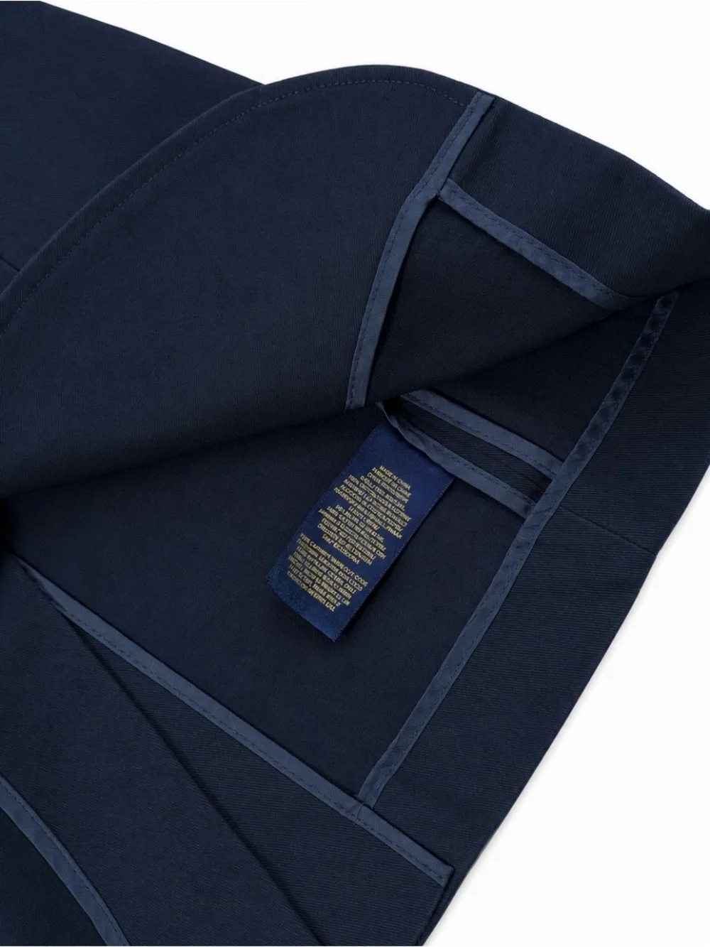 Polo Ralph Lauren Boys Navy Blazer 14-16 Cotton Academia Sport Coat Preppy